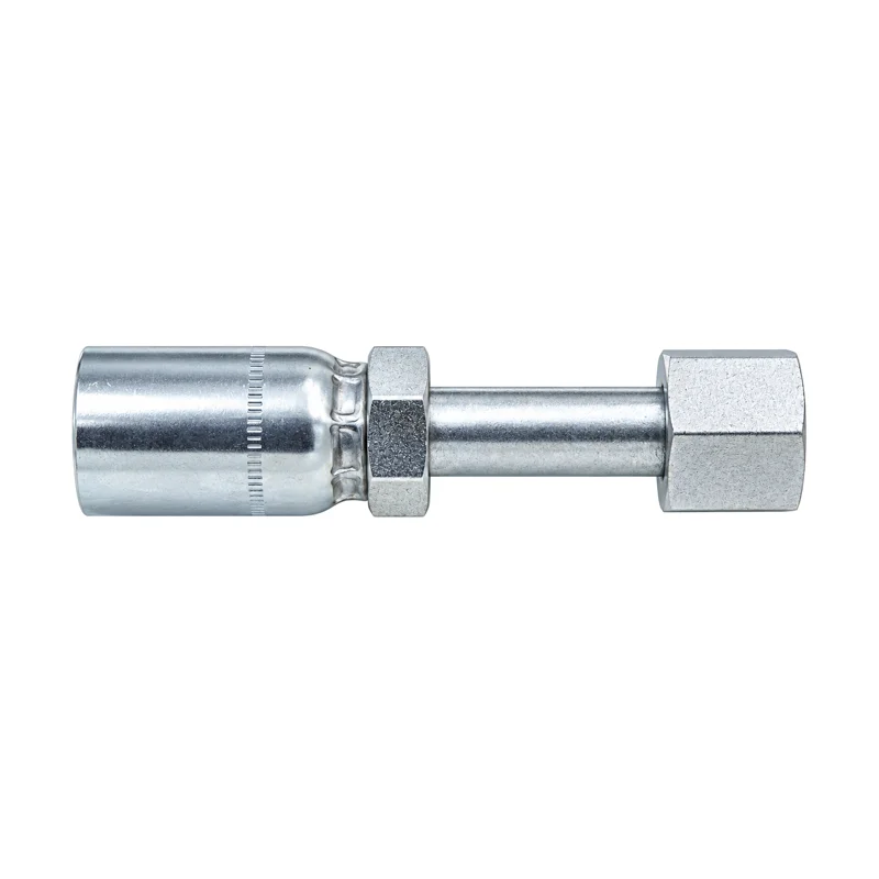 Representative view of SAE 45° Flare Female Swivel 0° Straight Long Hose End