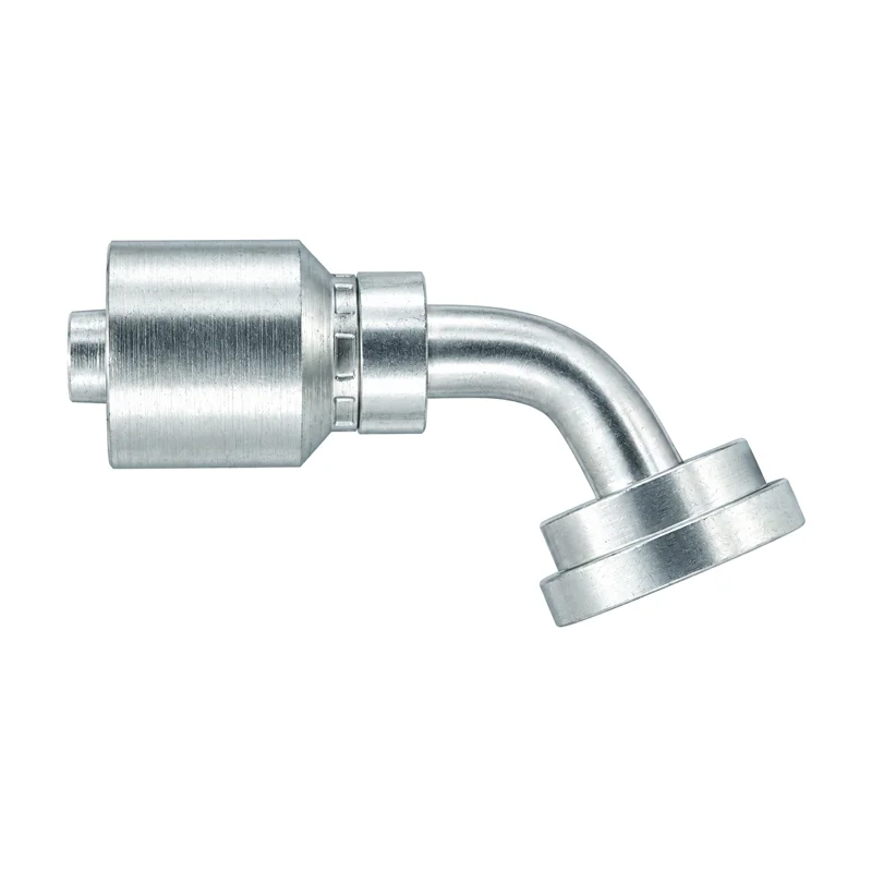 Representative view of SAE Code 61 Fixed 67° Skive Hose End
