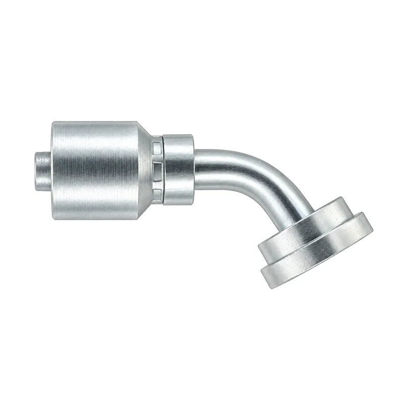 Representative view of SAE Code 61 Fixed 60° Bite-the-Wire Hose End